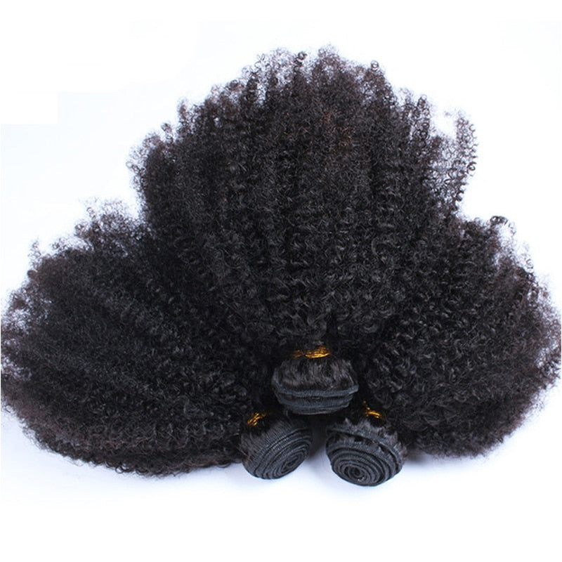 Mongolian Afro Kinky Curly Hair Weave