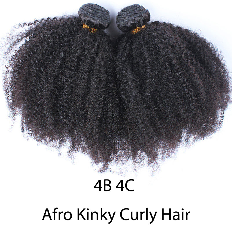 Mongolian Afro Kinky Curly Hair Weave