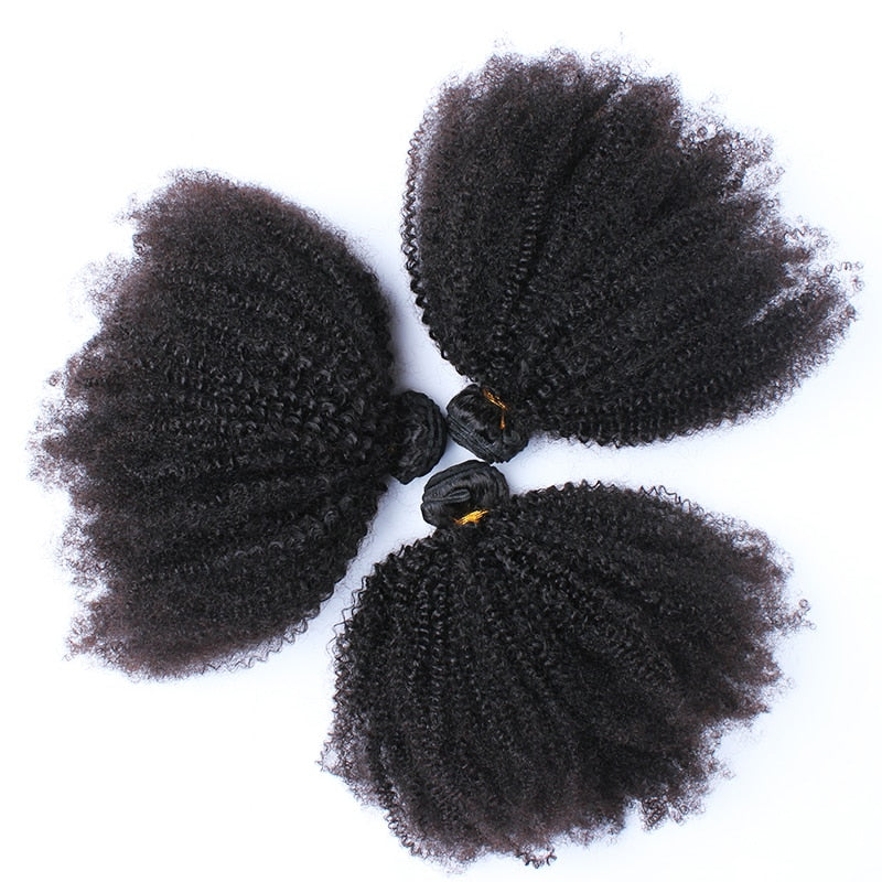 Mongolian Afro Kinky Curly Hair Weave