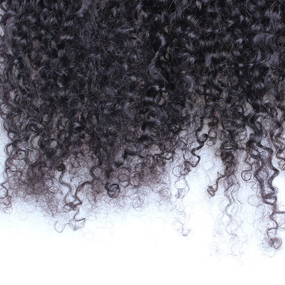 Mongolian Kinky Curly Clip Ins Human Hair