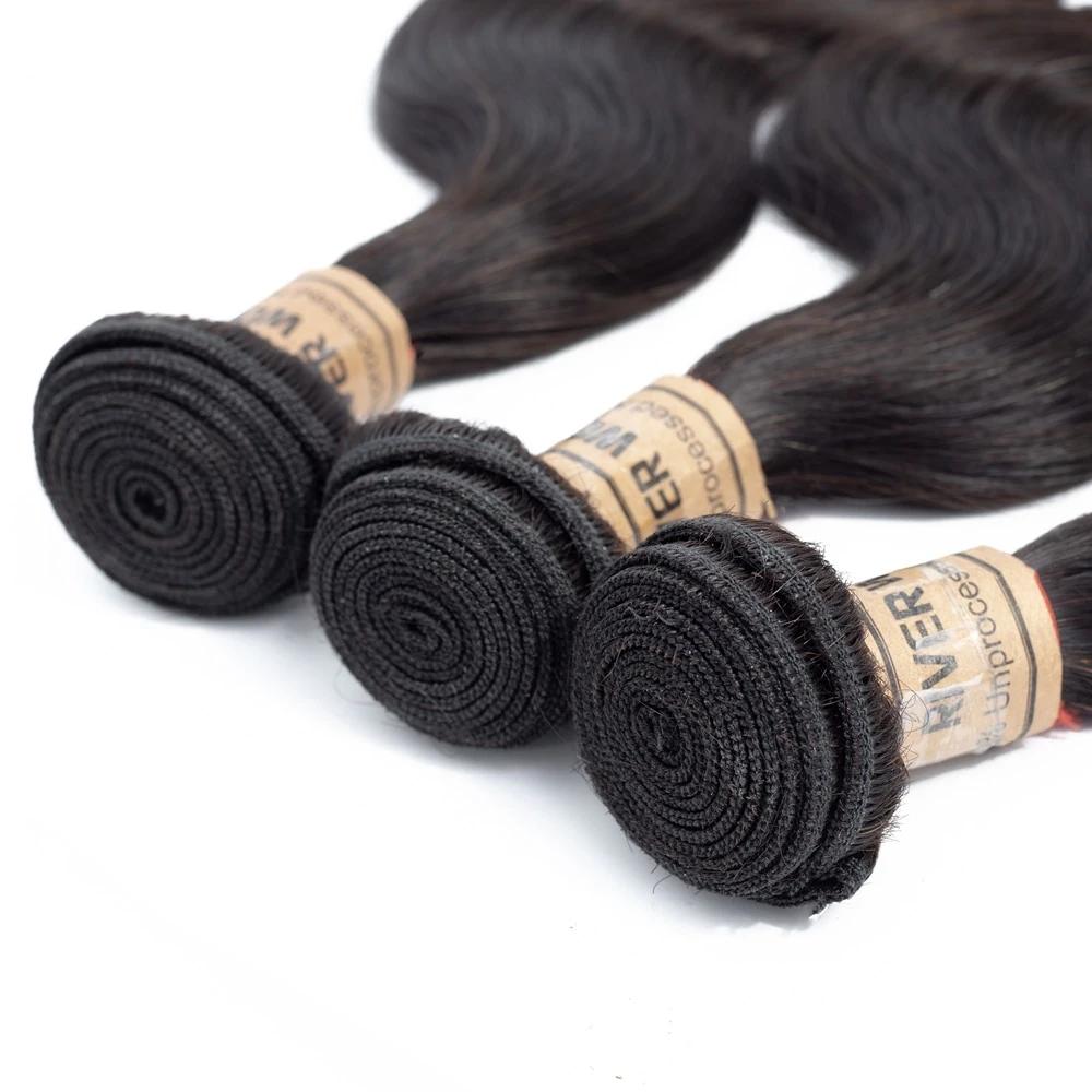 Body Wave Bundles With Closure Malaysian Human Hair