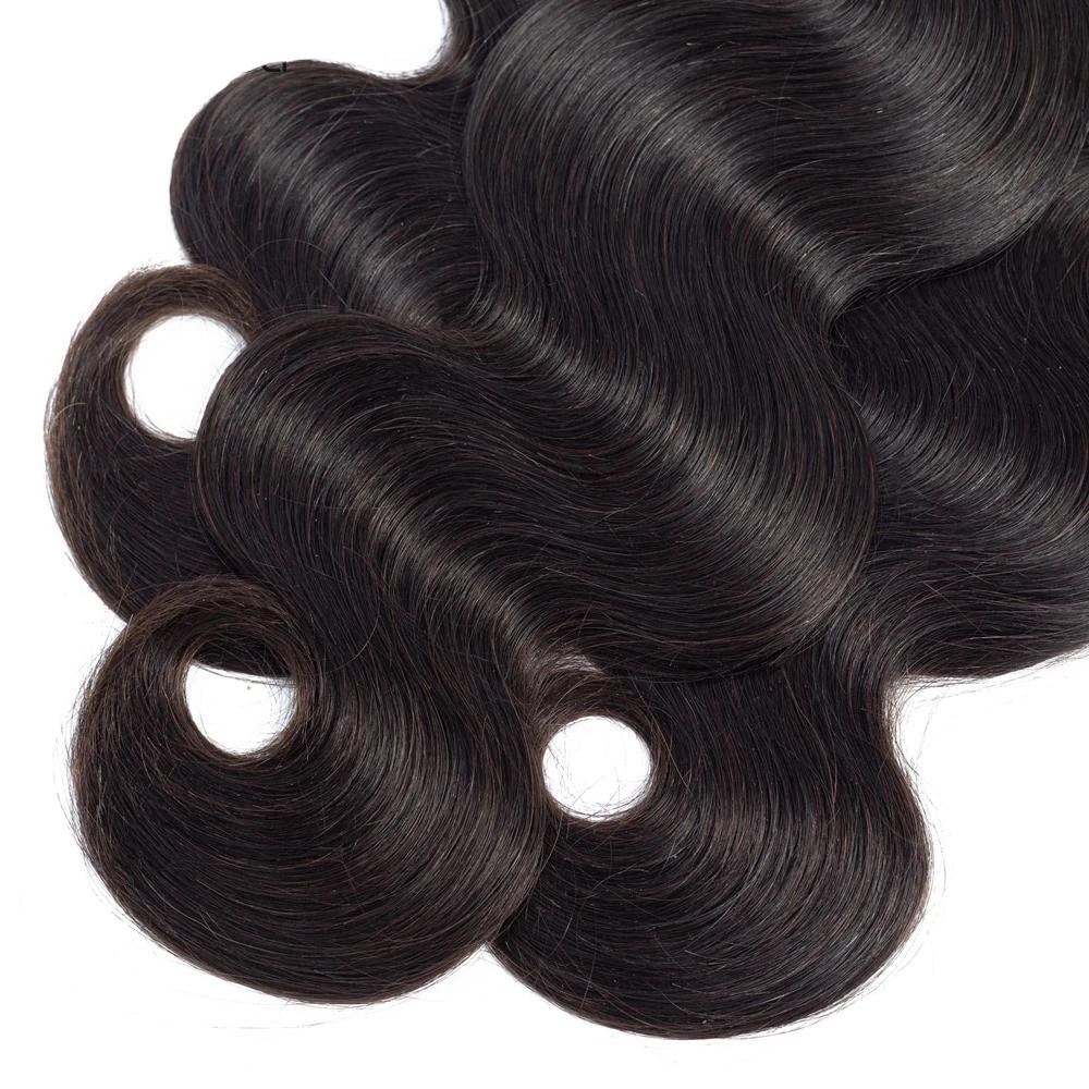 Body Wave Bundles With Closure Malaysian Human Hair