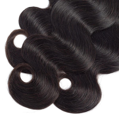 Body Wave Bundles With Closure Malaysian Human Hair