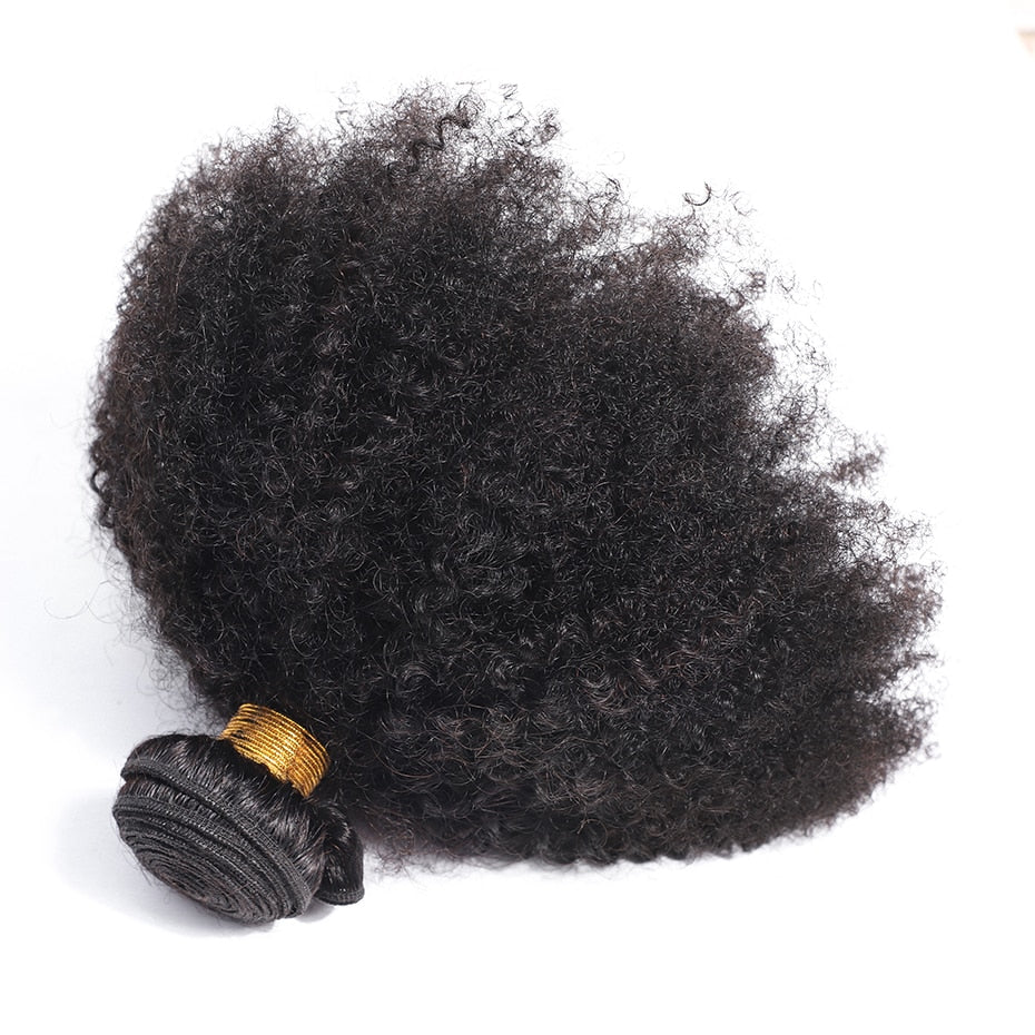 Mongolian Afro Kinky Curly Hair Bundles 8-20inch