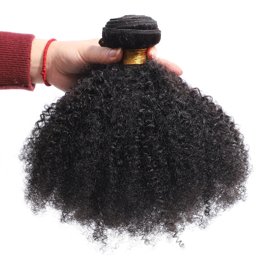 Mongolian Afro Kinky Curly Hair Bundles 8-20inch