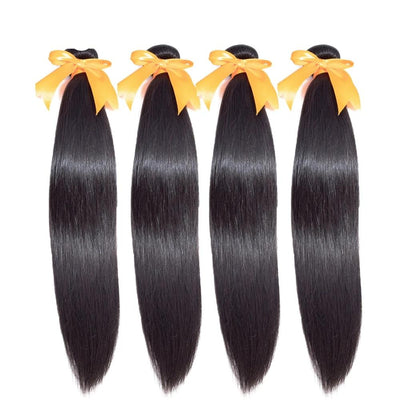 Indian Hair Straight Remy Hair Weaves