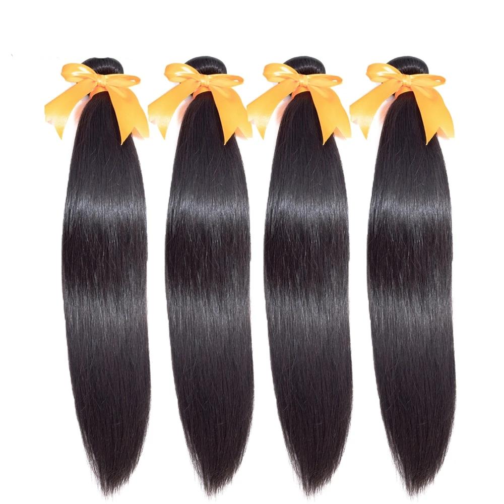 Indian Hair Straight Remy Hair Weaves