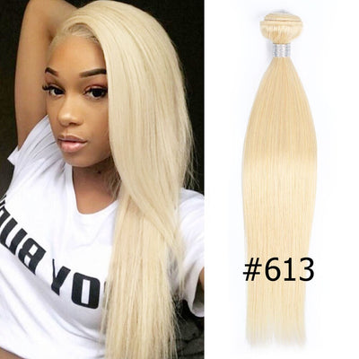 Blonde Indian Straight Hair Weave Bundles