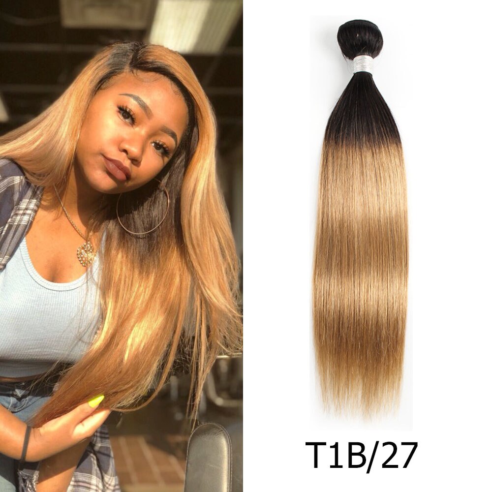 Blonde Indian Straight Hair Weave Bundles